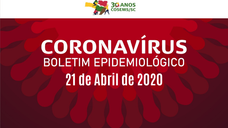 Boletim Novo Coronavírus – 1.091 casos (21 abril 2020)