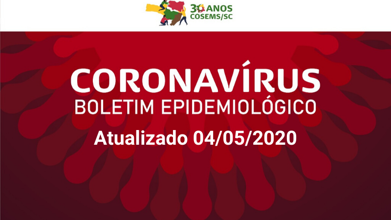 Boletim Novo Coronavírus – 2.623 casos (04 maio 2020)