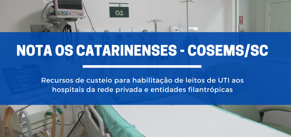 Nota aos Catarinenses – COSEMS/SC