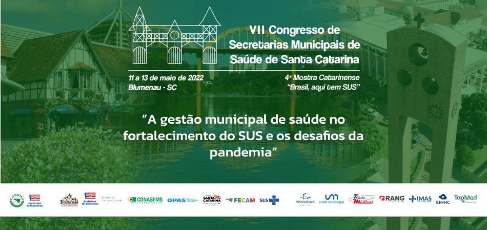 VII Congresso do COSEMS terá abertura oficial no dia 11