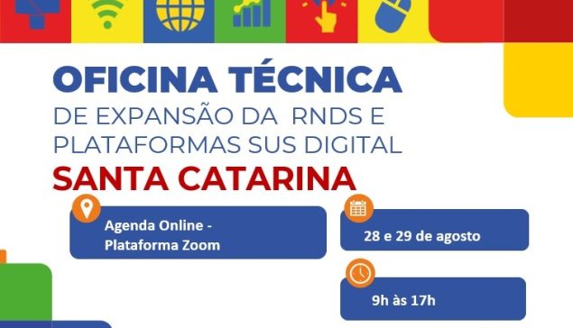 Oficina Técnica de Expansão da Rede Nacional de Dados em Saúde e Plataformas SUS Digital em Santa Catarina