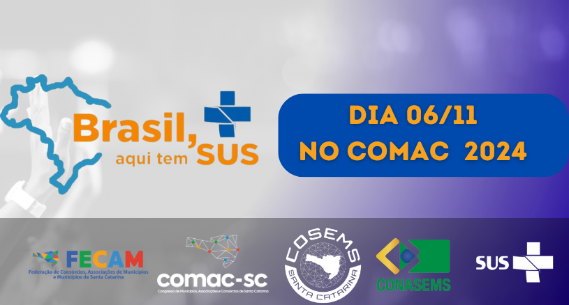 Mostra “Brasil, aqui tem SUS”, no COMAC-SC!