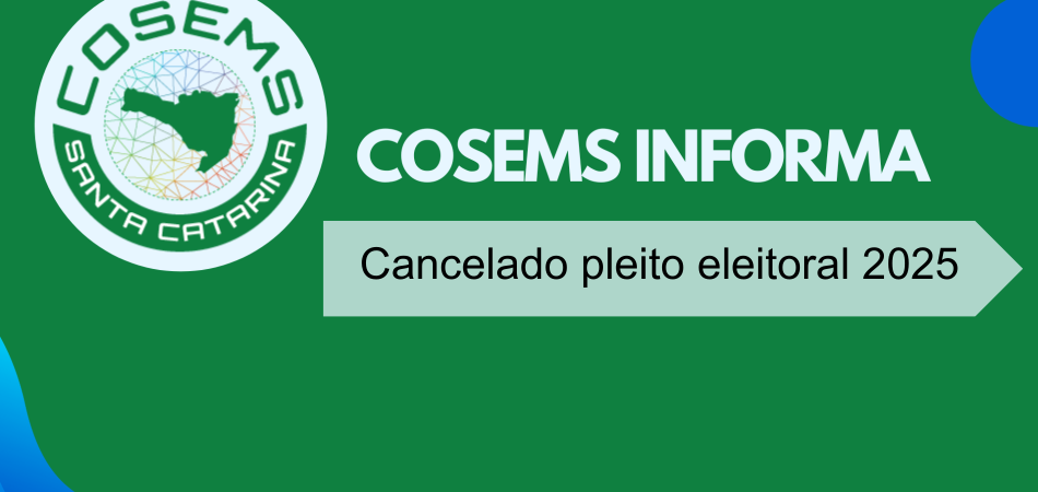 Comunicado oficial: cancelamento do pleito eleitoral 2025