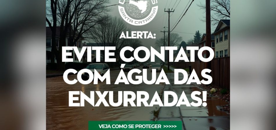 Chuva afeta atendimento na saúde e COSEMS/SC orienta sobre os riscos de doenças